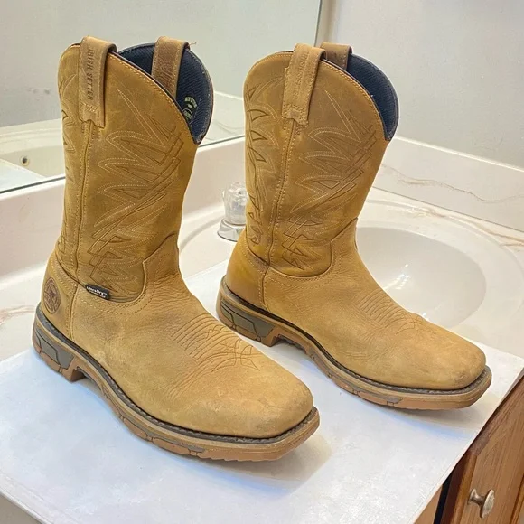 IRISH SETTER Works, Men’s Cowboy work boots Size 9, great condition clean - Picture 1 of 10
